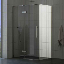 Perete lateral fix Ravak, Cool COPS-90, 90 x 195 cm, profil crom